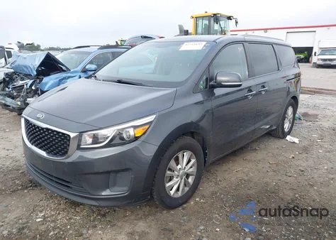 2016 Kia Sedona Lx из США, поврежденный, VIN KNDMB5C13G6204425